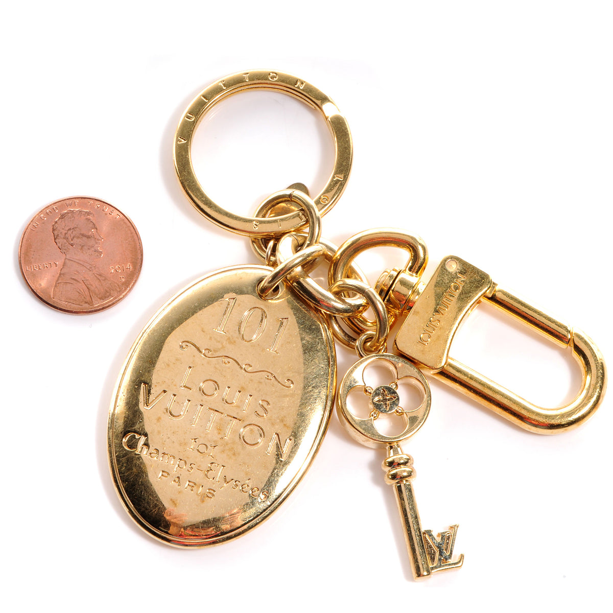 101 Champs Elysees Maizeon Key Charm Gold