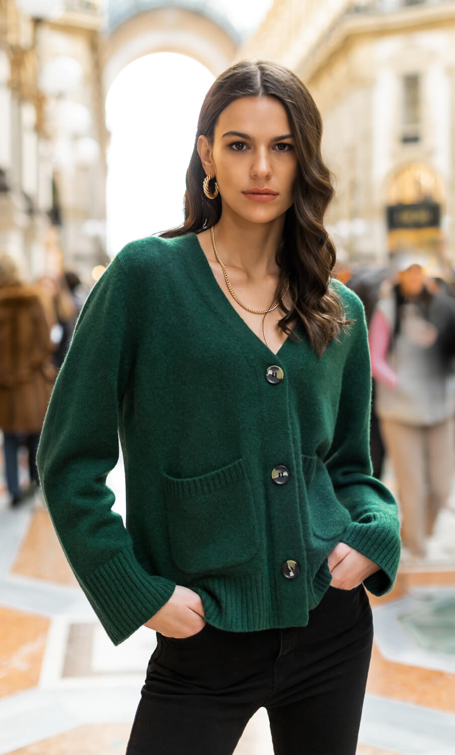 Chiara Cashmere Cardigan
