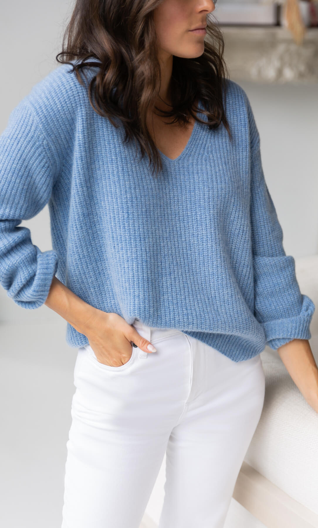Como Cashmere Fisherman Sweater
