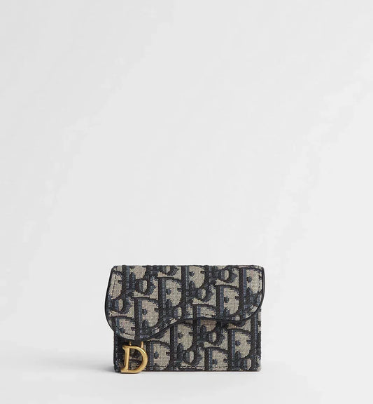 Dior Saddle Bloom Card Holder